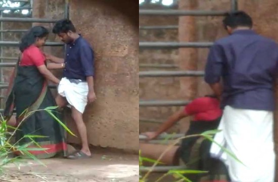 South Indian Girl Giving Handjob Blowjob Outdoors Caught On Cam